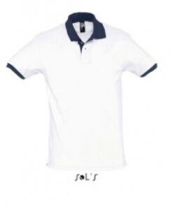 WHITE/FRENCH NAVY