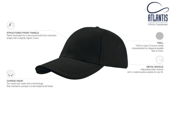 6 panels cap LIBERTY SAND by Atlantis Headwear