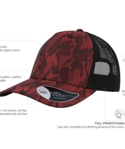 Trucker Cap RAPPER CAMOU by Atlantis Headwear