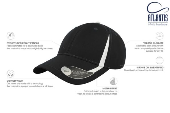 Baseball cap JOGGING by Atlantis Headwear