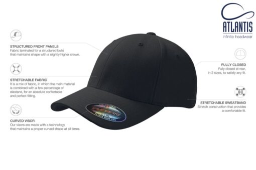 Baseball cap FLEXFIT by Atlantis Headwear