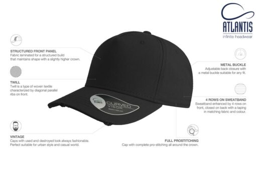 5 panels cap CARGO by Atlantis Headwear