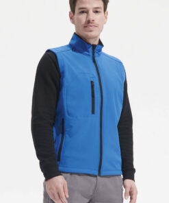 Sleeveless soft shell jacket RALLYE MEN by Sol's