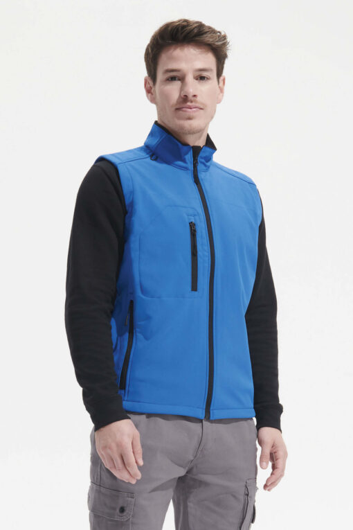 Sleeveless soft shell jacket RALLYE MEN by Sol's