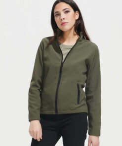 Soft shell zip jacket RACE WOMEN by Sol's