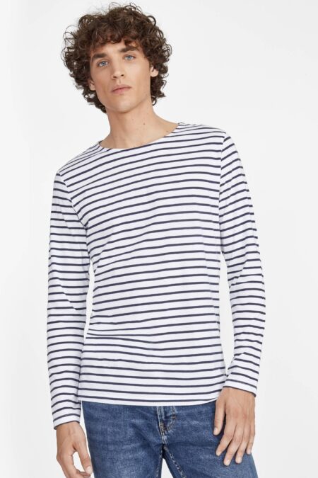 Long sleeve striped t-shirt MARINE MEN by Sol's