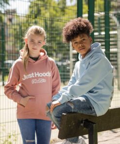 Hooded sweater KIDS COLLEGE HOODIE by Just Hoods by AWDis