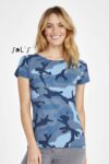 Round collar t-shirt CAMO WOMEN by Sol's