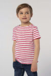 Round Neck Striped T-Shirt MILES KIDS by Sol's