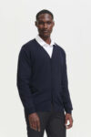 Men's v-neck knitted cardigan GOLDEN MEN by Sol's