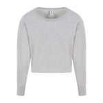 Girlie cropped sweat GIRLIE CROPPED SWEAT by Just Hoods by AWDis