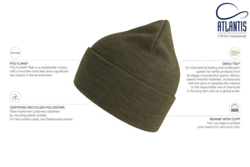 Beanie PURE BEANIE by Atlantis Headwear