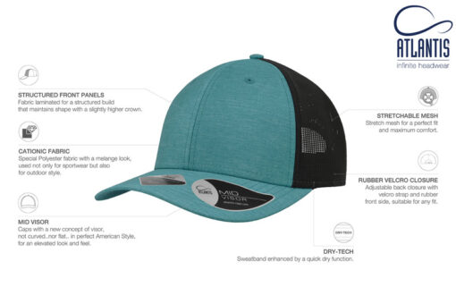 Trucker Cap WHIPPY by Atlantis Headwear