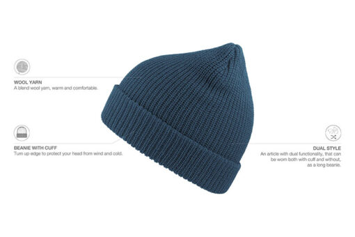 Beanie WOOLLY by Atlantis Headwear