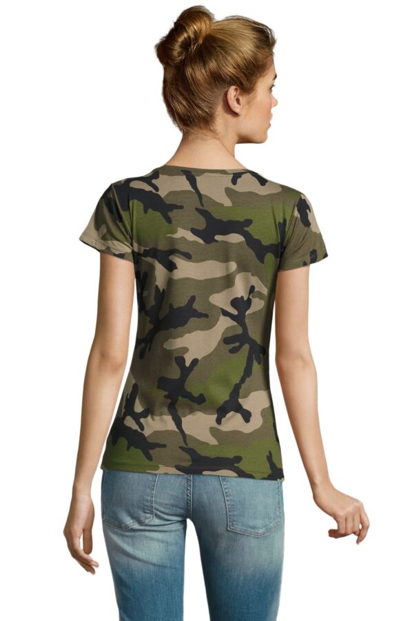 Round collar t-shirt CAMO WOMEN by Sol's