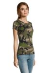 Round collar t-shirt CAMO WOMEN by Sol's