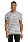 Round Neck Striped T-shirt MILES MEN by Sol's