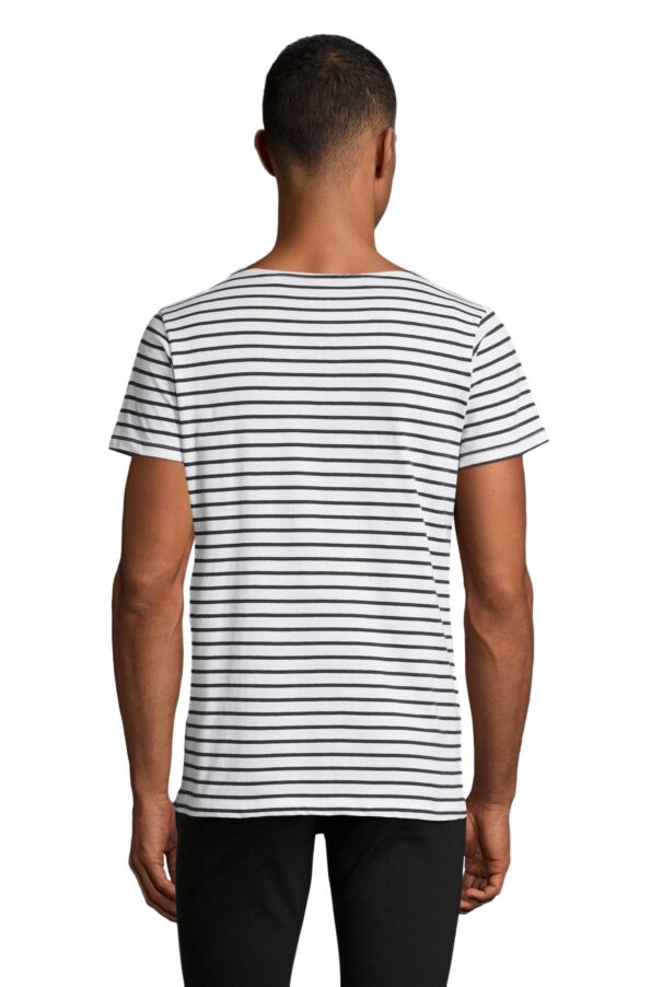 Round Neck Striped T-shirt MILES MEN by Sol's