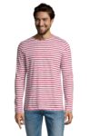 Long sleeve striped t-shirt MARINE MEN by Sol's