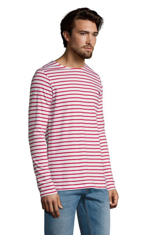 Long sleeve striped t-shirt MARINE MEN by Sol's