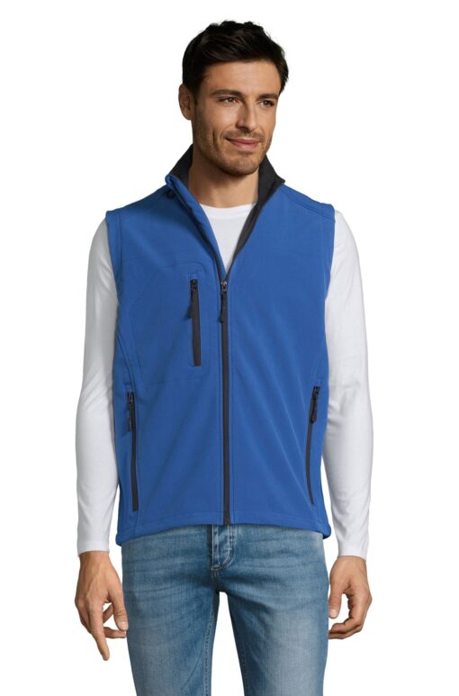 Sleeveless soft shell jacket RALLYE MEN by Sol's