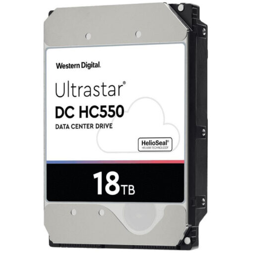 Western Digital Ultrastar DC HDD Server (3.5in 26.1MM 18TB 512MB 7200RPM SATA ULTRA 512E SE NP3 DC HC550)